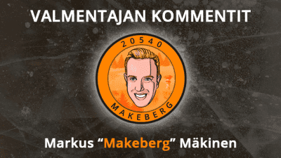 Valmentaja Makebergin kommentit