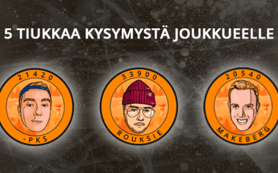 5 tiukkaa kysymystä joukkueelle, osa 1