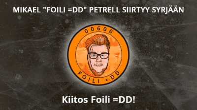 Mikael “Foili =DD” Petrell siirtyy syrjään