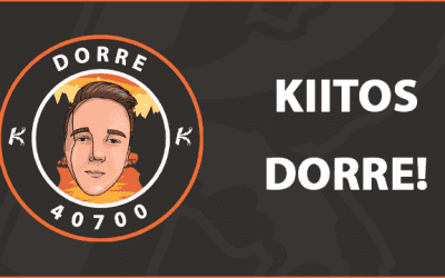DORRE siirtyy sivuun. Kiitos ja moi