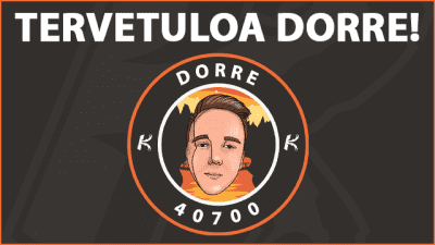 DORRE, tervetuloa!