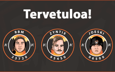 Tervetuloa rbm, zyntix ja joeski!